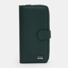 Акція на Гаманець шкіряний Laras K101090gr Зелений від Rozetka
