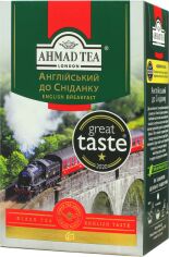 Акція на Чай листовий Ahmad Tea Англійська до сніданку 100 г від Rozetka