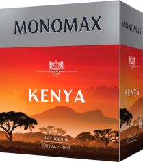 Акція на Чай чорний пакетований Мономах Kenya 100 х 2 г від Rozetka