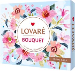 Акция на Колекція чаю Lovare Bouquet 6 видів по 5 шт. от Rozetka