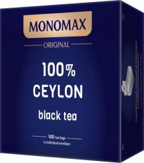 Акція на Чай чорний Мономах 100% Цейлон 2 г х 100 пакетиків від Rozetka