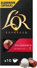 Акция на Кава мелена в алюмінієвих капсулах L'OR Espresso Splendente 10 шт сумісні з Nespresso 100% Арабіка от Rozetka