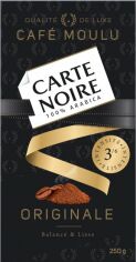 Акція на Кава мелена Carte Noire Original 100% Арабіка 250 г (8714599522035/8714599108048) від Rozetka