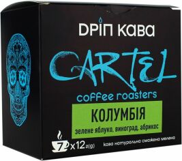 Акция на Дрип-кава мелена Cartel Колумбія 12 г х 7 шт от Rozetka