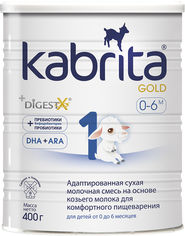 Акция на Адаптированная сухая молочная смесь Kabrita 1 Gold для комфортного пищеварения на основе козьего молока (для детей от 0 до 6 месяцев) 400 г (8716677007373) от Rozetka