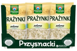 Акція на Упаковка картофельных снеков Przysnacki соленые 110 г х 14 шт (5900073100261) від Rozetka UA