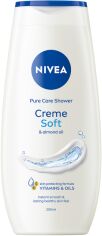 Акція на Гель-догляд для душу NIVEA Creme Soft і мигдалева олія 250 мл (4006000045382/4005808124015) від Rozetka