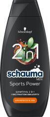 Акція на Шампунь для чоловіків Schauma Men Sports Power 2 в 1 з екстрактом евкаліпту для волосся та тіла 400 мл від Rozetka