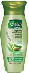 Акція на Шампунь Dabur Vatika Живильний з оливковою олією для нормального волосся 200 мл (5022496001519/5022496001946) від Rozetka