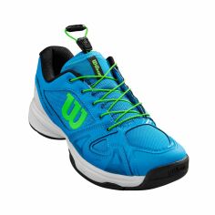 Акція на Кросівки Wilson RUSH PRO QL BL /WH/GR блакитний WRS324970E105 28.5 17,1 см від Rozetka