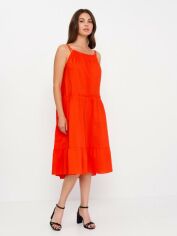 Акция на Сукня міді літня жіноча H&M 041290 XS Коралове от Rozetka