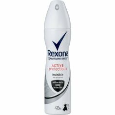 Акция на Антиперспирант Rexona Антибактериальный и Невидимый на черном и белом 150мл от MOYO