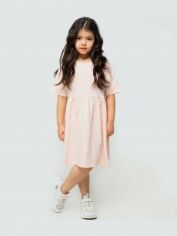 Акція на Дитяче літнє плаття для дівчинки Vidoli G-23895S 116 см Персикове від Rozetka