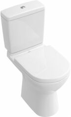 Акція на Унітаз-компакт VILLEROY&BOCH O.Novo 566110 з бачком 5760S1 та сидінням Soft Close 9М38S1 від Rozetka