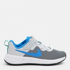 Акція на Дитячі кросівки для хлопчика Nike Revolution 6 Nn (Psv) DD1095-008 30 Cool Grey/Deep Royal Blue/Pure Platinum/Photo Blue від Rozetka