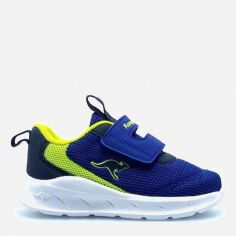 Акція на Дитячі кросівки для хлопчика Kangaroos K-IR Sporty V 02098-000-4054 25 Темно-синій (Морський)/Лаймовий від Rozetka