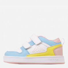 Акція на Дитячі кеди для дівчинки Kappa LINEUP LOW M 280014M-1061 22 White/L`Blue від Rozetka