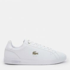 Акція на Чоловічі кеди низькі Lacoste Graduate 745SMA0118-21G 42 (T8) 26.5 см WHT/WHT від Rozetka