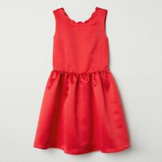 Акция на Підліткове літнє святкове плаття для дівчинки H&M 68986486 170 см Червоне от Rozetka
