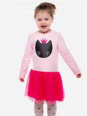 Акція на Дитяче фатинове плаття для дівчинки Vidoli G-21888W 110 см Рожевий/Малиновий від Rozetka
