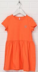 Акція на Дитяче літнє плаття для дівчинки Vidoli G-19831S 98 см Жовтогаряче від Rozetka