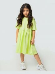 Акция на Дитяче літнє плаття для дівчинки Vidoli G-23895S 122 см Салатове от Rozetka