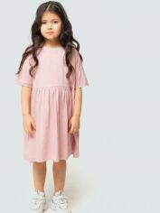 Акція на Дитяче літнє плаття для дівчинки Vidoli G-23895S 116 см Пудрове від Rozetka