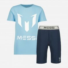 Акція на Піжама дитяча (футболка + шорти) Messi C099KBN72405 170-176 см 1081-Аргентина синій від Rozetka
