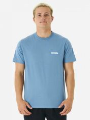 Акция на Футболка Rip Curl Surf Revivial Sunset Tee 04IMTE-3458 XL Блакитна от Rozetka