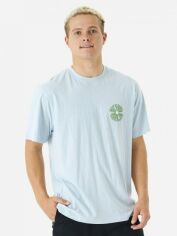 Акция на Футболка Rip Curl Swc Psyche Circles Tee 06BMTE-3400 S Блакитна от Rozetka