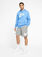 Акція на Шорти бавовняні довгі чоловічі Nike Sportswear Club Graphic BV2721-063 S Сірі від Rozetka