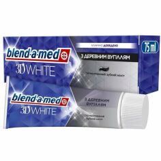 Акція на Зубная паста Blend-a-med 3D White Древесной уголь 75мл від MOYO