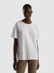 Акція на Футболка United Colors of Benetton 3BVXD102P-101 XS White від Rozetka