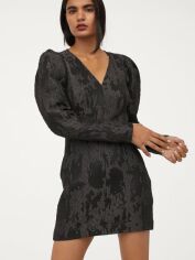 Акція на Сукня коротка літня жіноча H&M FL0928516 36 Чорна від Rozetka