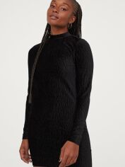 Акція на Сукня вечірня коротка літня жіноча H&M FL0902509 L Чорна від Rozetka