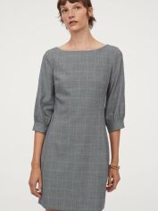 Акція на Сукня коротка літня жіноча H&M FL0916725 36 Сіра від Rozetka