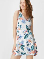 Акція на Сукня коротка літня жіноча C&A FLm2136678 XL Біла від Rozetka