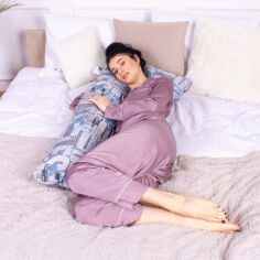 Акція на Подушка для беременных и отдыха Г-образная 8445 Color Line 17-0550 Mutia MirSon від Podushka