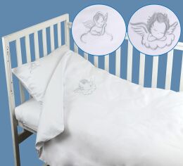Акция на Комплект детского постельного белья Руно Ангелочек белый Детский комплект от Podushka