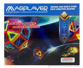 Акція на Детский конструктор MagPlayer 45 (MPA-45) від Podushka