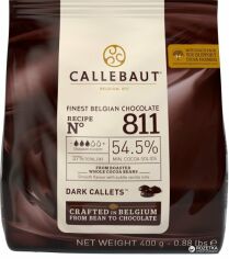 Акція на Шоколад бельгійський Callebaut №811 Чорний у дропсах 400 г від Rozetka