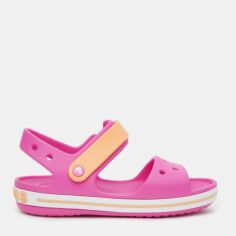 Акция на Дитячі сандалі для дівчинки Crocs Crocband Sandal Kids 12856-6QZ 24 (C7) Electric Pink/Cantaloupe от Rozetka