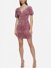 Акція на Сукня вечірня коротка жіноча Guess 609286060 10 Рожева від Rozetka