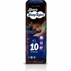 Акция на Подгузники-трусики Libero Sleep Tight размер 10 35-60кг 9шт от MOYO