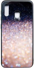 Акція на Панель Dengos Glam для Samsung Galaxy A30 2019 (A305) Black/White (DG-BC-GL-63) від Rozetka
