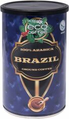 Акція на Кава мелена Jamero Свіжообсмажена Eco Coffee Brazil 250 г від Rozetka