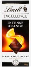 Акція на Шоколад темний Lindt Excellence Intense Orange з апельсином 100 г від Rozetka