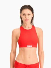 Акция на Верхня частина купальника Puma Swim Women Racerback Sw 90769201 M Red от Rozetka