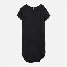 Акция на Сукня-футболка міні літня жіноча H&M FL0401044 34 Чорна от Rozetka