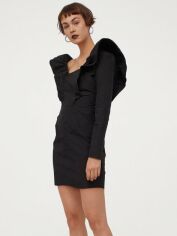 Акція на Сукня вечірня коротка літня жіноча H&M FL0928276 38 Чорна від Rozetka